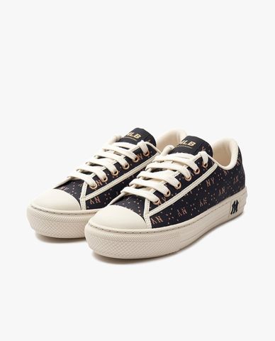 MLB - Giày sneakers unisex cổ thấp Playball Lux Jacquard Diamond Monogram
