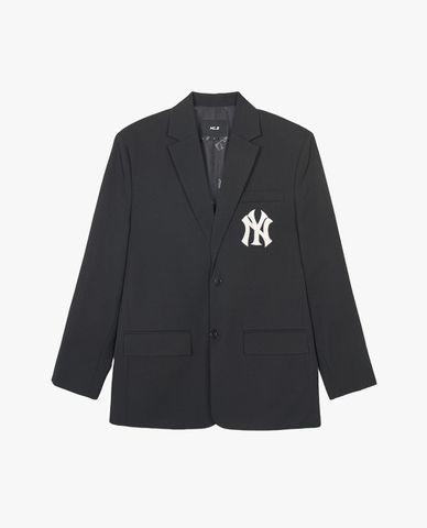 MLB - Áo blazer unisex tay dài phối nút cài Varsity