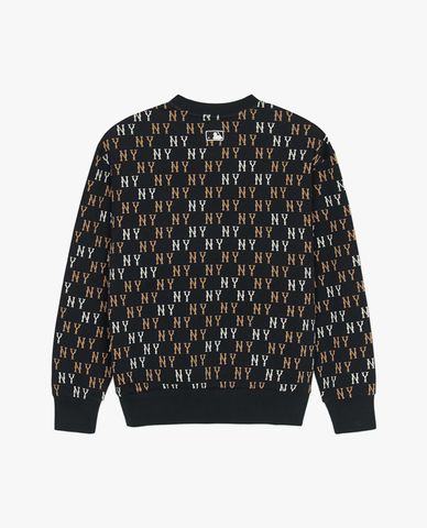 MLB - Áo sweatshirt unisex cổ tròn tay dài Classic Monogram Jaquard