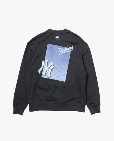 MLB - Áo sweatshirt unisex cổ tròn tay dài Monogram