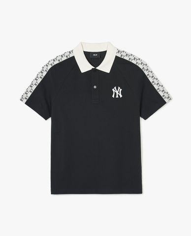 MLB - Áo polo unisex cổ bẻ tay ngắn Monogram Part Pattern Collar