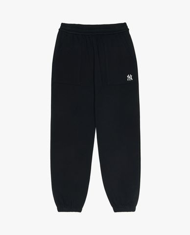 MLB - Quần jogger unisex lưng thun Basic Small Logo Light
