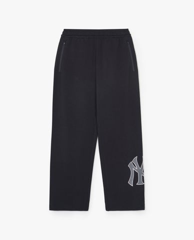 MLB - Quần dài unisex ống rộng lưng thun Basic Big Logo