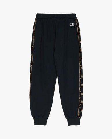 MLB - Quần jogger unisex lưng thun Jacquard Dia Monogram