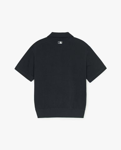 MLB - Áo sweatshirt unisex cổ bẻ tay ngắn Basic Small Logo