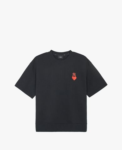 MLB - Áo thun unisex cổ tròn tay ngắn Heart New York Yankees