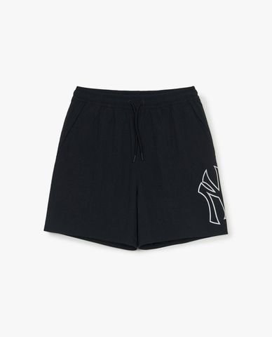 MLB - Quần short unisex lưng thun Nylon Casual