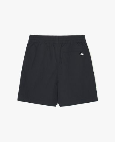 MLB - Quần short unisex ống rộng lưng thun Varsity Basic Nylon
