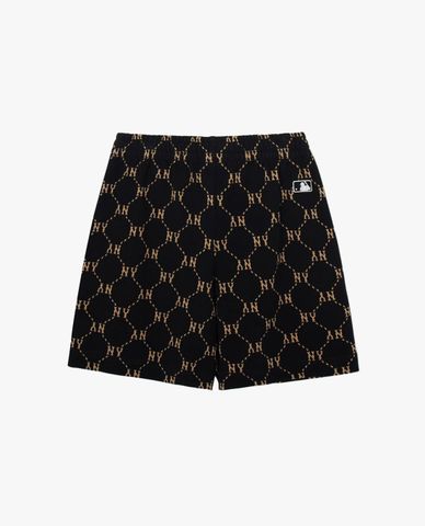 MLB - Quần short unisex ống rộng Jacquard Dia Monogram