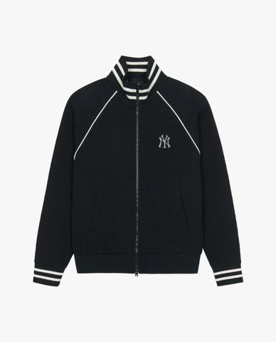 MLB - Áo khoác thể thao unisex cổ trụ tay dài Jacquard Monogram