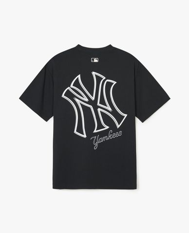 MLB - Áo thun unisex cổ tròn tay ngắn Basic Mega Logo