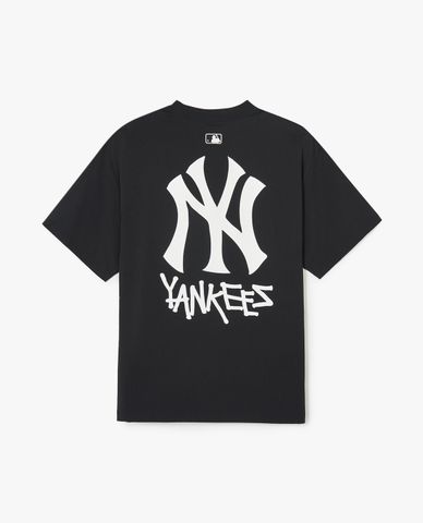 MLB - Áo thun unisex cổ tròn tay ngắn Stree Big Logo Functional