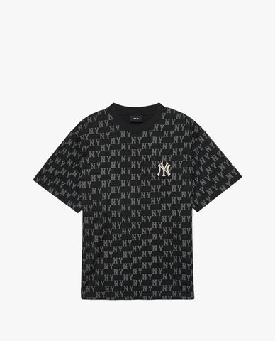MLB - Áo thun unisex cổ tròn tay ngắn Classic Monogram