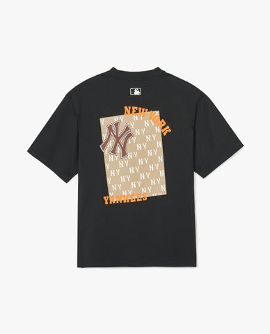 MLB - Áo thun unisex cổ tròn tay ngắn Mono Overfit