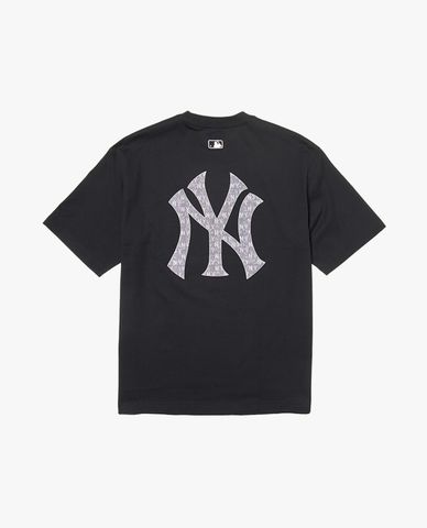 MLB - Áo thun unisex cổ tròn tay ngắn Denim Like Big-Lux Monogram