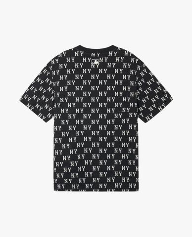 MLB - Áo thun unisex cổ tròn tay ngắn Classic Monogram Jacquard