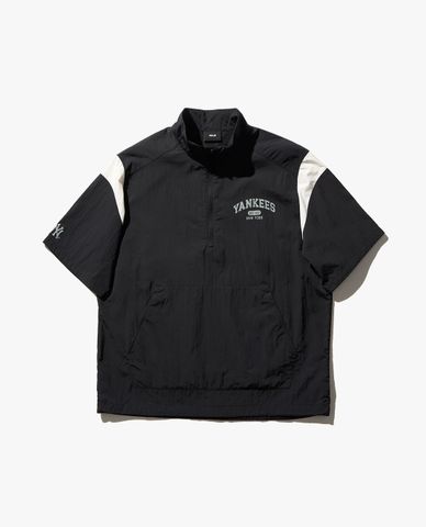 MLB - Áo khoác thể thao unisex tay ngắn Sporty Varsity Shoulder Color