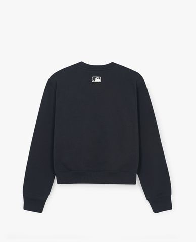 MLB - Áo sweatshirt nữ cổ tròn phom croptop Basic Small Logo