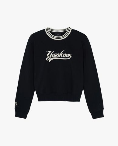 MLB - Áo sweatshirt nữ cổ tròn tay dài Varsity Cursive