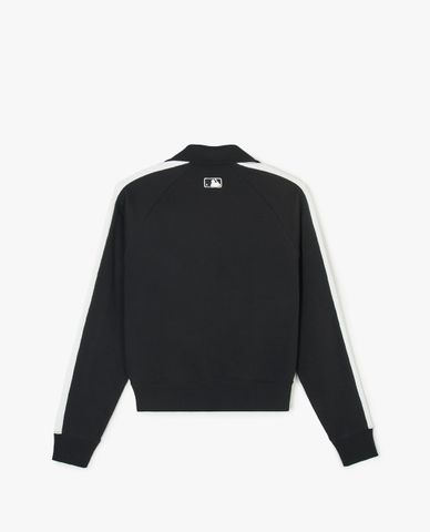 MLB - Áo sweatshirt nữ cổ bẻ tay dài Sportive Varsity Crop Half Zip Up