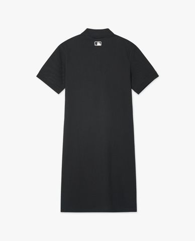 MLB - Đầm polo nữ cổ bẻ tay ngắn mini Heart Piqué