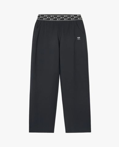 MLB - Quần nữ ống rộng lưng thun Luxleisure Monogram
