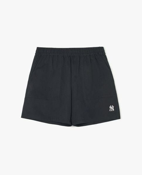 MLB - Quần shorts nữ ống rộng lưng thun Basic Cotton Touch 4