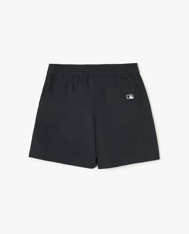 MLB - Quần shorts nữ ống rộng lưng thun Basic Cotton Touch 4 Part