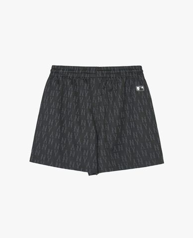 MLB - Quần short ngắn nữ lưng thun Monogram