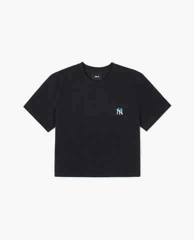 MLB - Áo croptop nữ cổ tròn tay ngắn Basic Athleisure
