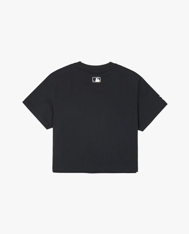 MLB - Áo croptop nữ cổ tròn tay ngắn trẻ trung