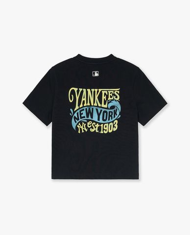 MLB - Áo croptop nữ cổ tròn tay ngắn Summer Vintage