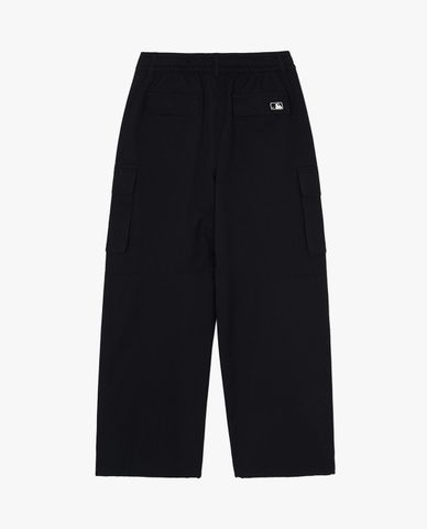 MLB - Quần dài nữ ống rộng lưng thun Varsity Cargo