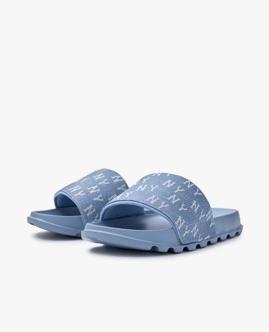 MLB - Dép unisex quai ngang Mounder Denim Monogram
