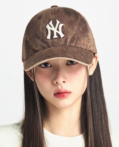 MLB - Nón bóng chày unisex Heavy Washed Unstructured