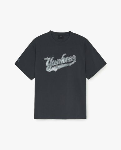 MLB - Áo thun unisex cổ tròn Denim Like Big Lux OverFit