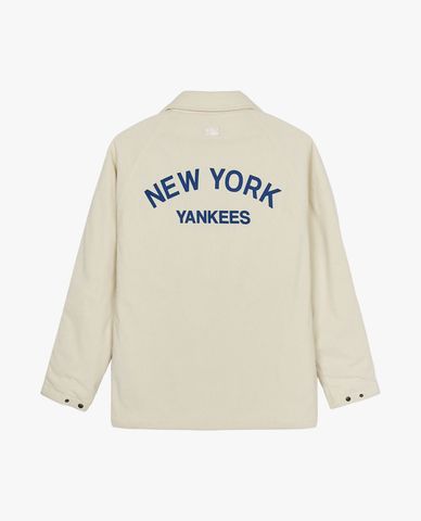 MLB - Áo khoác sơ mi unisex cổ bẻ tay dài Varsity