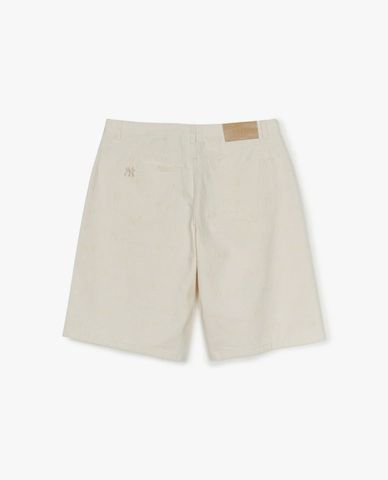 MLB - Quần shorts jeans nam Classic Jacquard Monogram