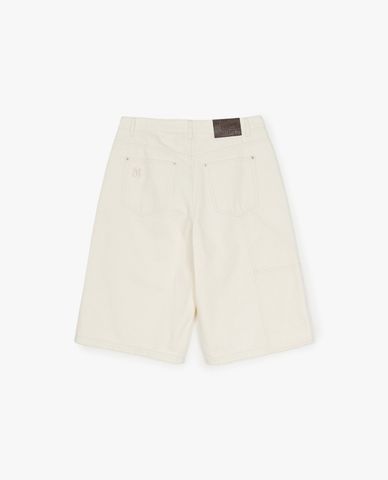 MLB - Quần short jeans nam Diagram Monogram Embossed