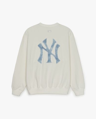 MLB - Áo sweatshirt unisex Denim Like Monogram Big Lux