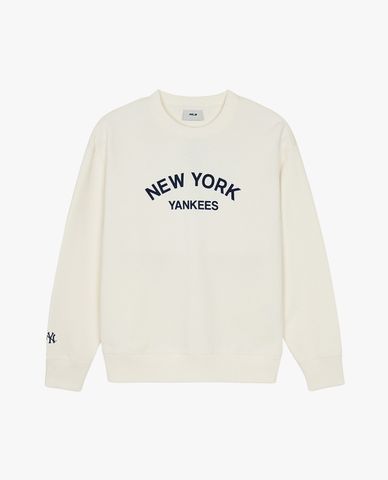 MLB - Áo sweatshirt unisex cổ tròn tay dài Varsity