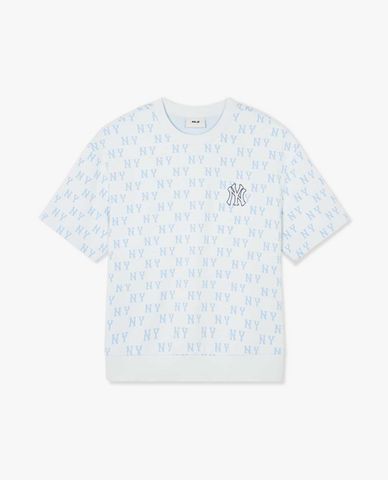 MLB - Áo thun unisex cổ tròn tay ngắn Monogram Series