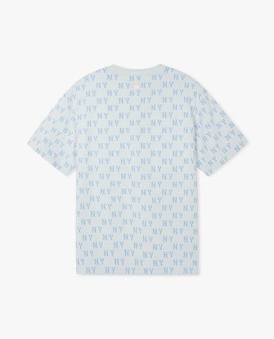 MLB - Áo thun unisex cổ tròn tay ngắn Classic Monogram Jacquard
