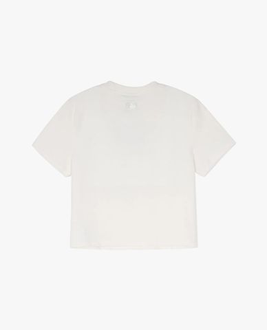 MLB - Áo croptop nữ cổ tròn tay ngắn Floral New York Yankees