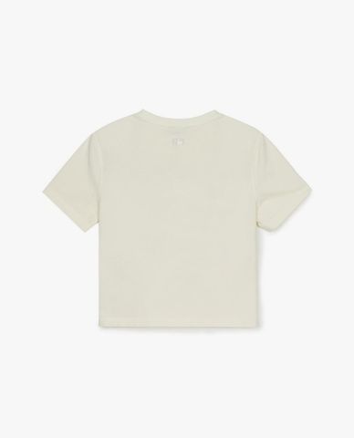 MLB - Áo croptop nữ cổ tròn tay ngắn Varsity Washing Vintage