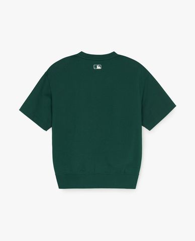 MLB - Áo thun unisex cổ tròn tay ngắn Varsity Lettering