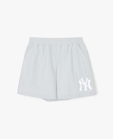 MLB - Quần short ngắn nữ lưng thun Basic Mega Logo