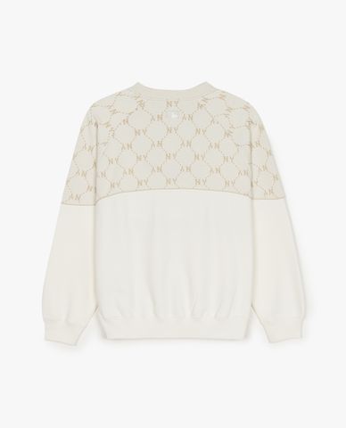 MLB - Áo sweatshirt unisex Dia Monogram Jaquard
