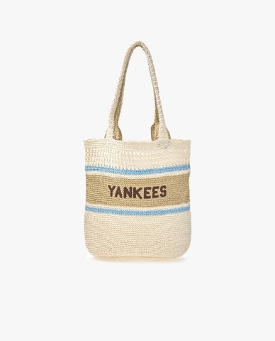 MLB - Túi tote unisex dệt kim phom chữ nhật Summer