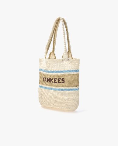 MLB - Túi tote unisex dệt kim phom chữ nhật Summer